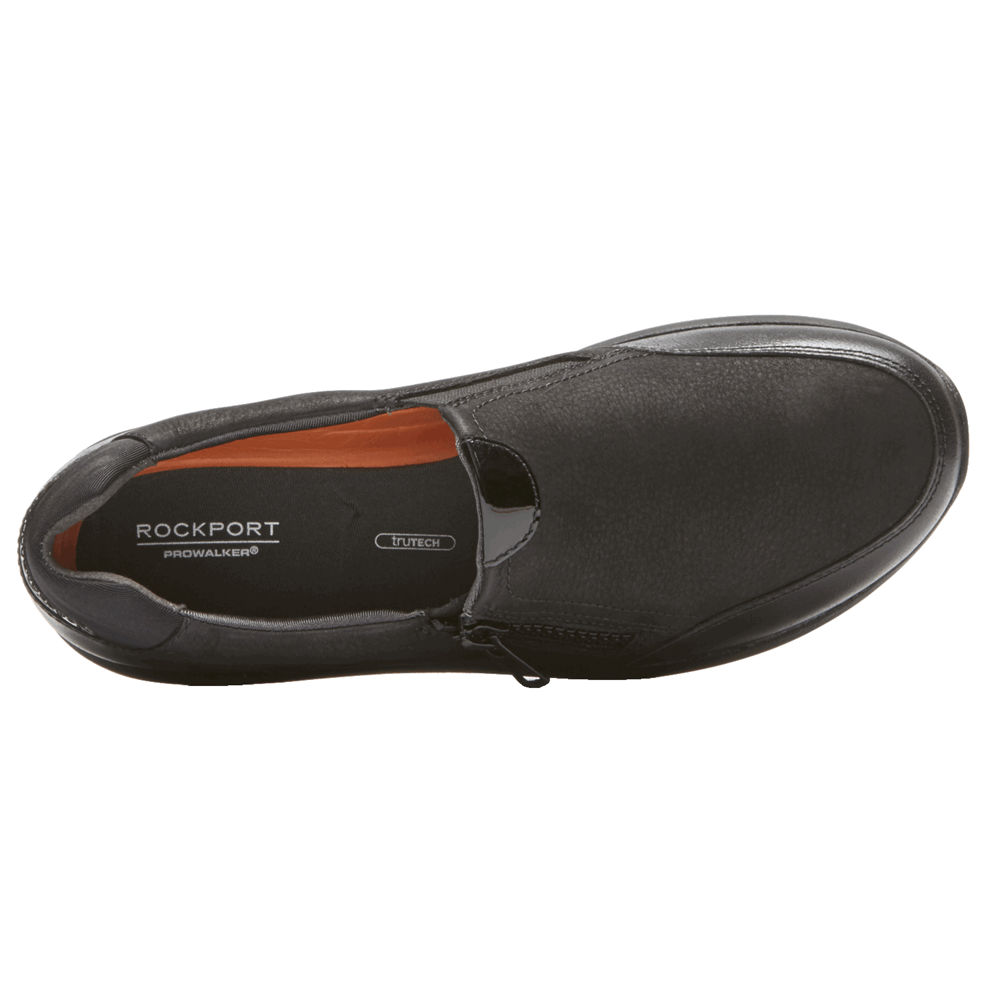 Rockport Womens Trustride Side Zip - Slip-On Black - EVR517240